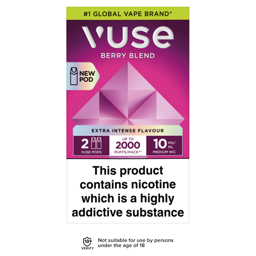 Berry Blend Vuse Pro Pods 10mg