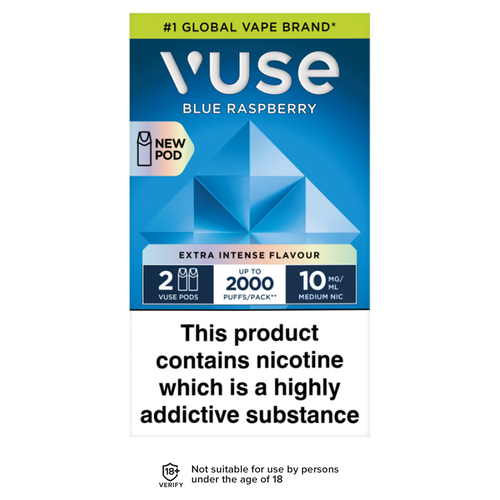 Blue Raspberry Vuse Pro Pods 10mg