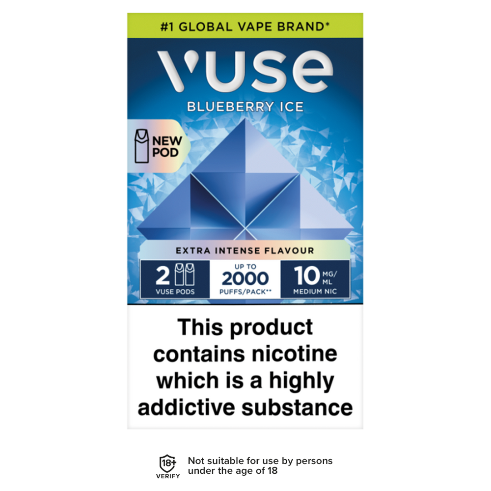 Blueberry Ice Vuse Pro Pods 10mg