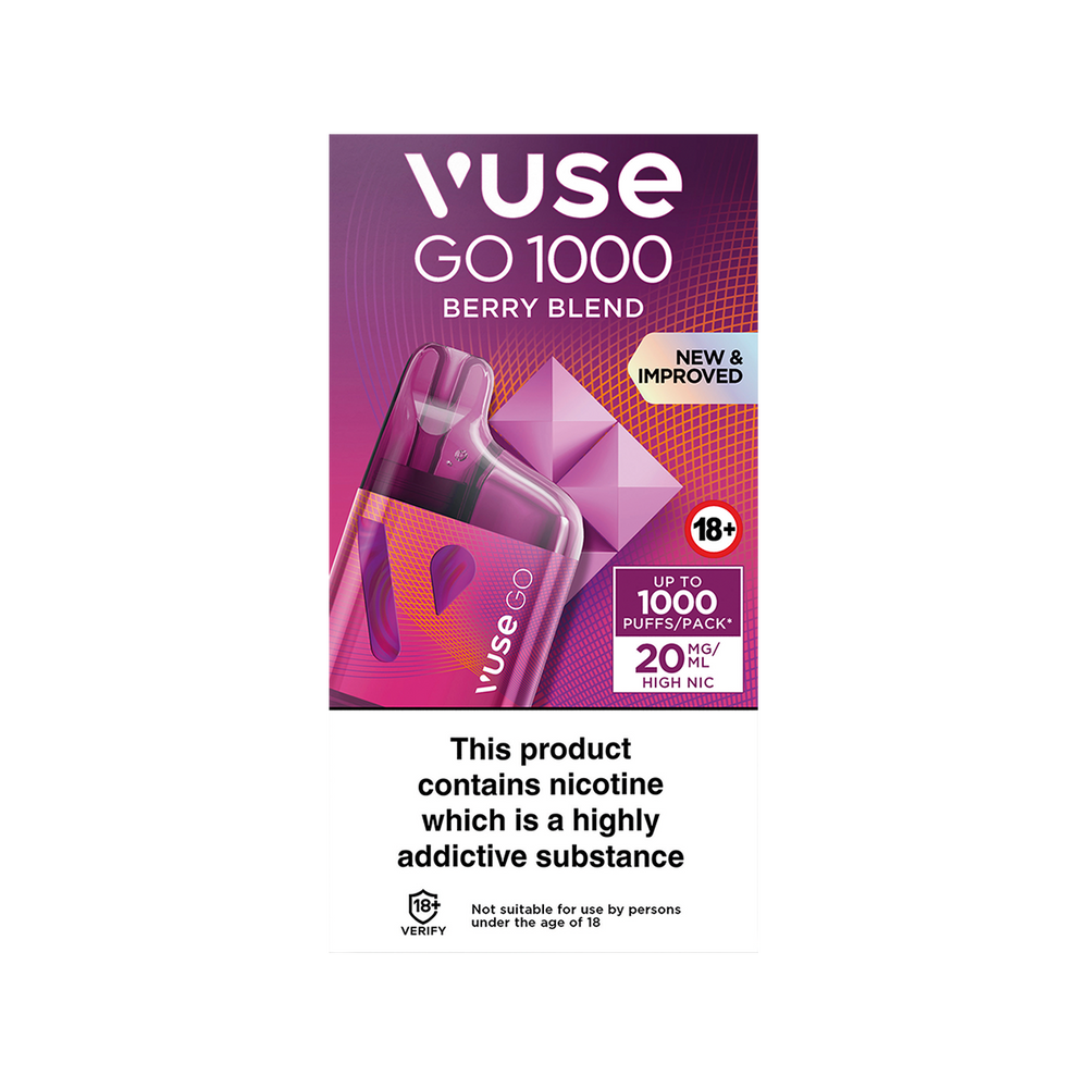 Berry Blend Vuse Go 1000 Box Disposable Vape