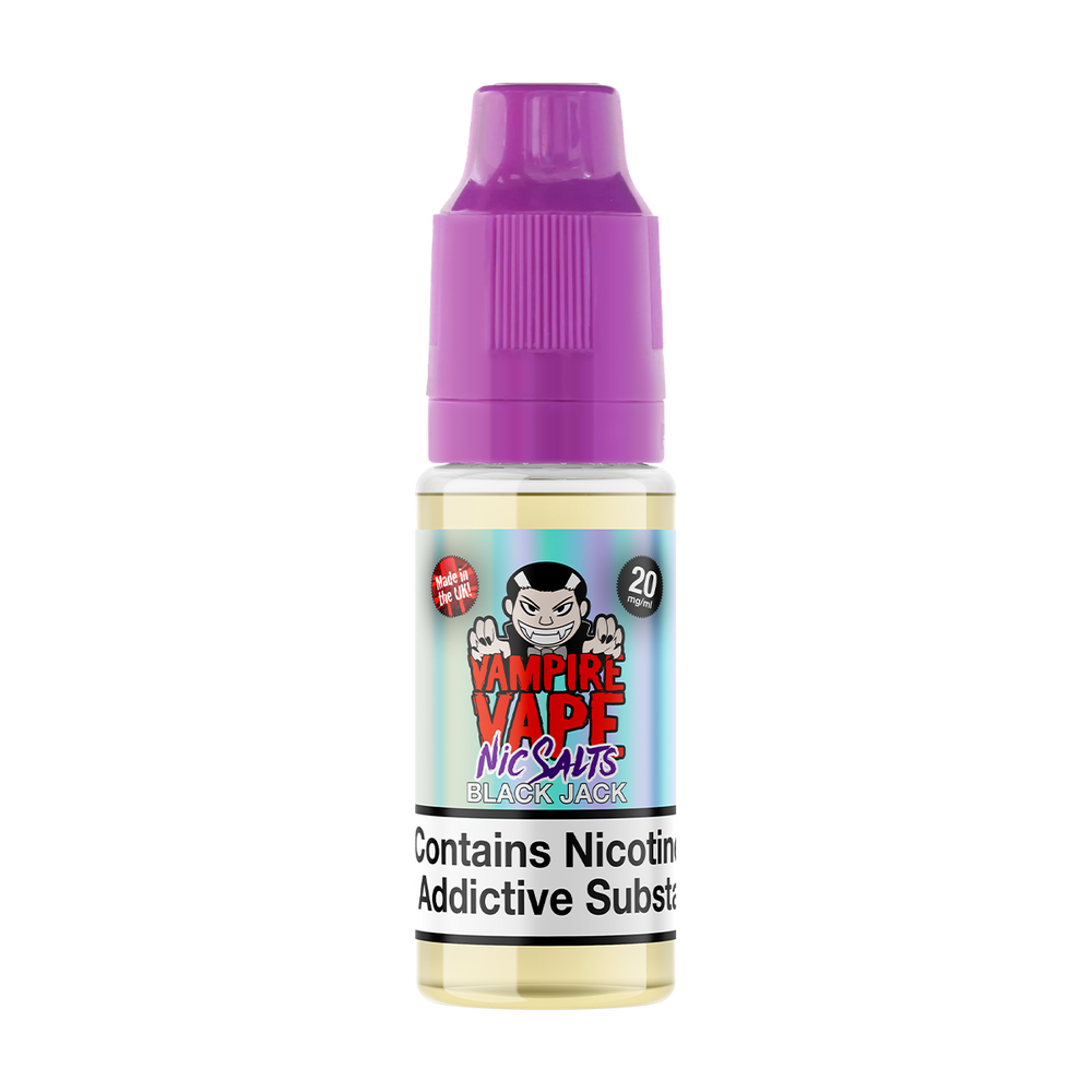 Black Jack Nic Salt By Vampire Vape 10ml