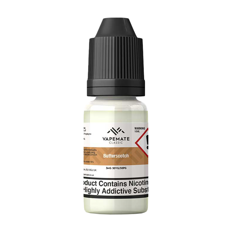 Butterscotch E liquid Best UK E juice Flavour Vapemate